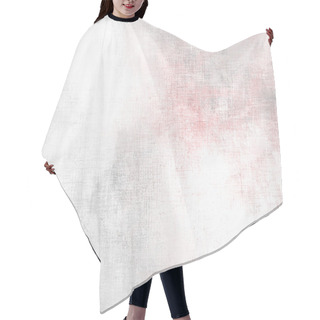 Personality  Soft Watercolor Background White Grey Pink - Abstract Pale Painting Hair Cutting Cape