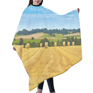 Personality  Golden Hay Bales In Countryside Hair Cutting Cape