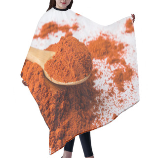 Personality  Red Paprika Powder Hair Cutting Cape