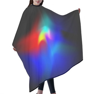 Personality  Abstract Bright Colorful Image That Would Make An Ideal Background Hair Cutting Cape