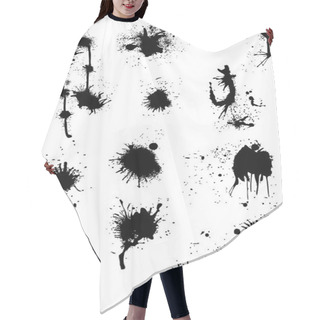 Personality  Ink Splashs Hair Cutting Cape