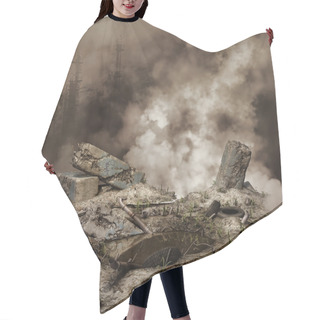 Personality  Rubble And Smoke Hair Cutting Cape