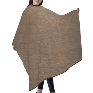 Personality  Empty Horizontal Brown Wooden Background  Hair Cutting Cape