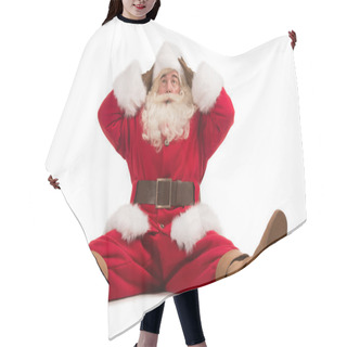 Personality  Hilarious And Funny Santa Claus Hair Cutting Cape