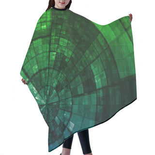 Personality  Business Technology Background Hair Cutting Cape