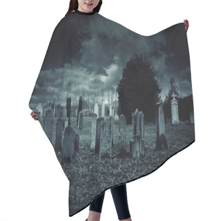 Personality  Cemetery Night Hair Cutting Cape