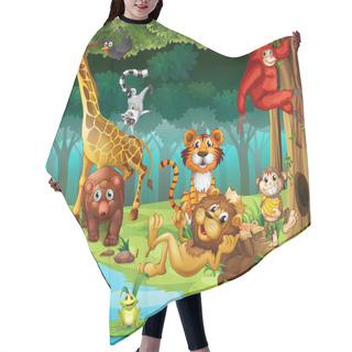 Personality  Animals And Forest Hair Cutting Cape