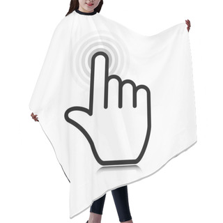 Personality  Click Icon Hair Cutting Cape