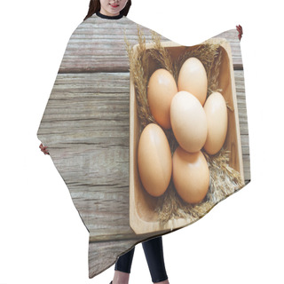 Personality  Brown Eggs Hair Cutting Cape