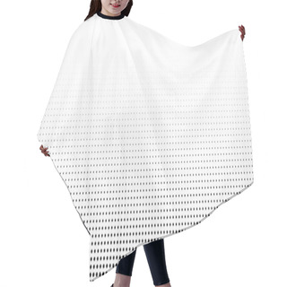 Personality  Vector Halftone Texture. Hair Cutting Cape