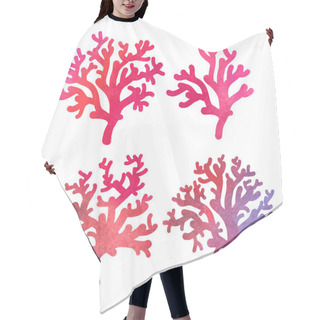 Personality  Watercolor Coral Hair Cutting Cape
