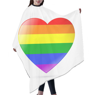 Personality  Rainbow Flag  Hair Cutting Cape