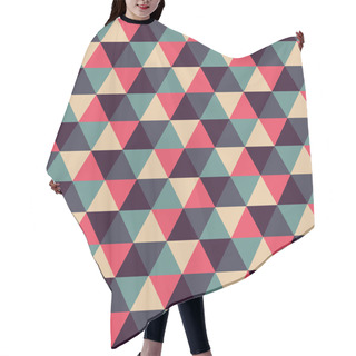 Personality  Geometric Background With Triangles Hair Cutting Cape