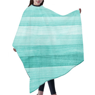 Personality  Teal And Turquoise Wood Texture Background Hair Cutting Cape