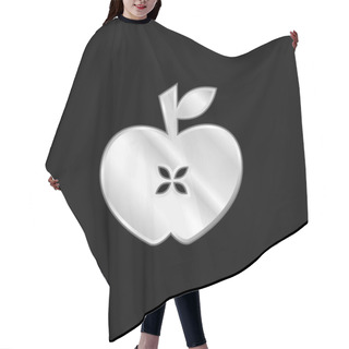 Personality  Apple Heart Silver Plated Metallic Icon Hair Cutting Cape