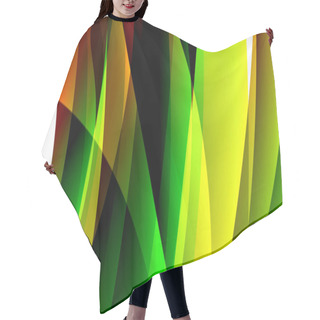 Personality  A Vibrant Abstract Background With Electric Blue, Magenta, And Green Lines On A White Canvas. The Symmetrical Patterns And Colorful Tints Create A Dynamic And Visually Appealing Art Piece Hair Cutting Cape