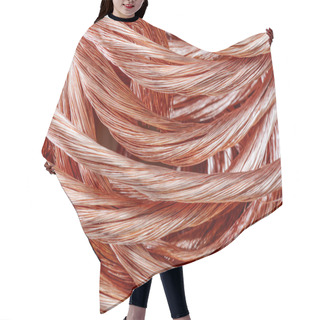 Personality  Copper Wire Hair Cutting Cape