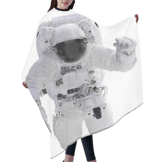 Personality  Astronaut Isolated On White Background With Clipping Path - Elements Of This Image Furnished By NASA. Hair Cutting Cape