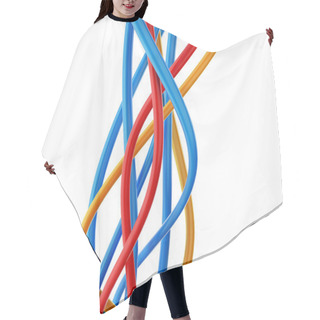 Personality  Wires Background Hair Cutting Cape