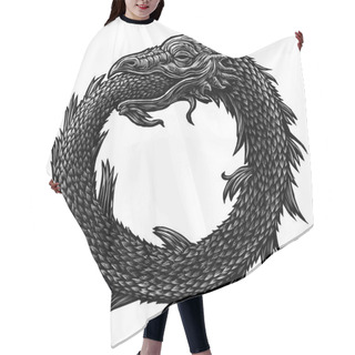 Personality  Ouroboros. Ancient Mystical Sign Hair Cutting Cape