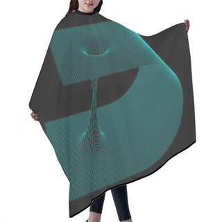Personality  Wormhole Model Hair Cutting Cape
