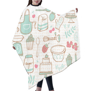 Personality  Baking Kitchen Iconsv Hair Cutting Cape