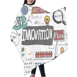 Personality  Template With Innovation Concept Hair Cutting Cape