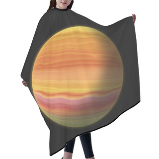 Personality  Exoplanet With Black Background Hair Cutting Cape