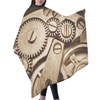 Personality  Old Clock Hair Cutting Cape