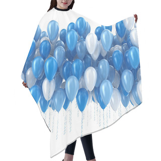 Personality  Blue Balloons Isolated Hair Cutting Cape