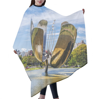 Personality  Floralis Generica Sculpture  Hair Cutting Cape