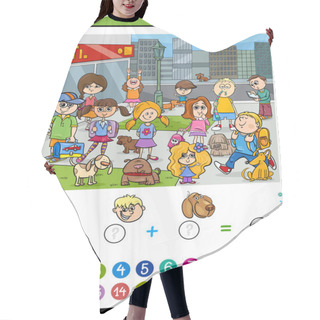 Personality  Mathematical Activity For Kids Hair Cutting Cape