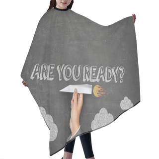 Personality  Are You Ready Concept Hair Cutting Cape