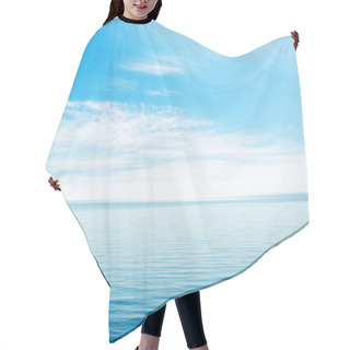 Personality  Blue Sky With Clouds Over Sea Hair Cutting Cape