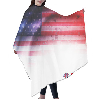 Personality  American Flag Theme Design Hair Cutting Cape