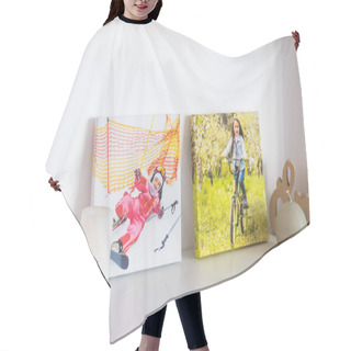 Personality  Gallery Wrapped Canvas Photo Prints Stretched Onto Frame Hair Cutting Cape
