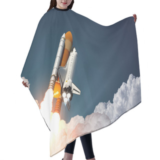 Personality  Space Shuttle Launch Hair Cutting Cape