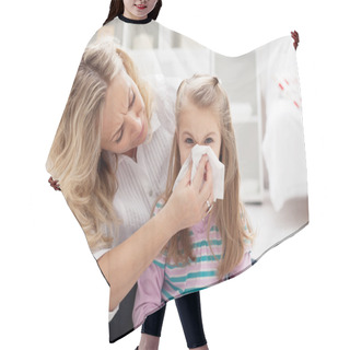 Personality  Blowing Nose Hair Cutting Cape