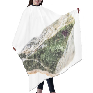 Personality  Zoisite Piece On White Hair Cutting Cape