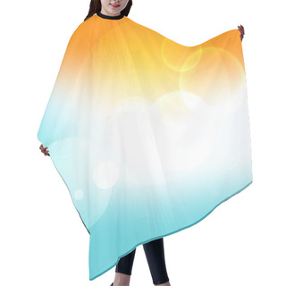 Personality  Summer Background Hair Cutting Cape