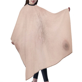 Personality  A Man Hairy Chest Hair Cutting Cape