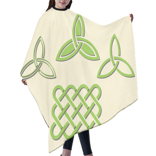 Personality  Celtic Style Knots Hair Cutting Cape
