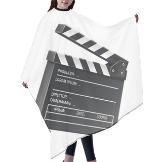Personality  Vector 3d Film Clapboard, Movie Shooting Sign Hair Cutting Cape