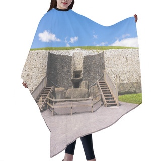 Personality  UNESCO World Heritage Site At Newgrange In Ireland Hair Cutting Cape