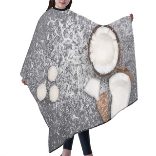Personality  Cracked Coconut With Shavings  Hair Cutting Cape