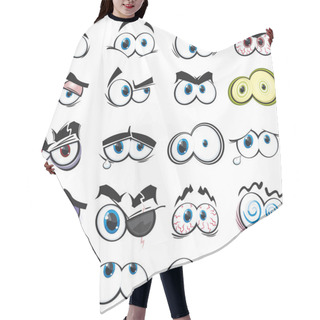 Personality  Cartoon Eye Collection 2 Hair Cutting Cape