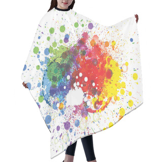 Personality  Abstract Spots Background With Place For Your Text Hair Cutting Cape