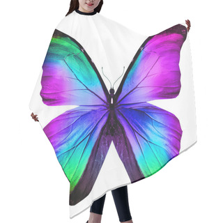 Personality  Colorful Butterfly Hair Cutting Cape