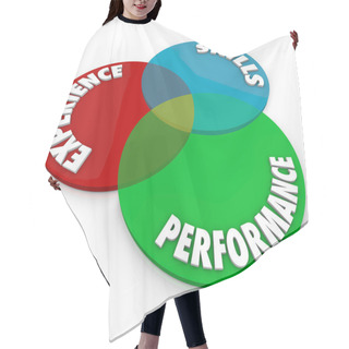 Personality  Experience Skills Performance Venn Diagram Employee Review Hair Cutting Cape