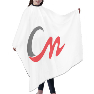 Personality  Water Wave Logo Template Hair Cutting Cape